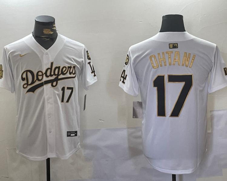 Men's Los Angeles Dodgers Shohei Ohtani White Jersey