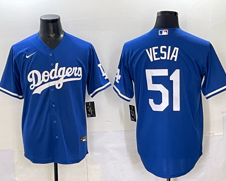Men's Los Angeles Dodgers Alex Vesia #51 Royal Jersey