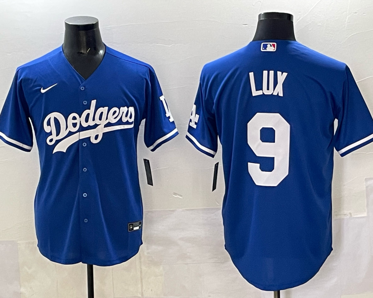 Men's Los Angeles Dodgers Gavin Lux #9 Royal Jersey