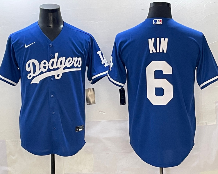 Men's Los Angeles Dodgers Hyeseong Kim #6 Royal Jersey