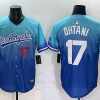 Men's Los Angeles Dodgers Shohei Ohtani #17 Blue Team Jersey