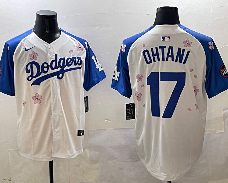 Men's Los Angeles Dodgers Shohei Ohtani White Team Jersey