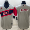 Men's Los Angeles Angels Gray Baseball Jersey