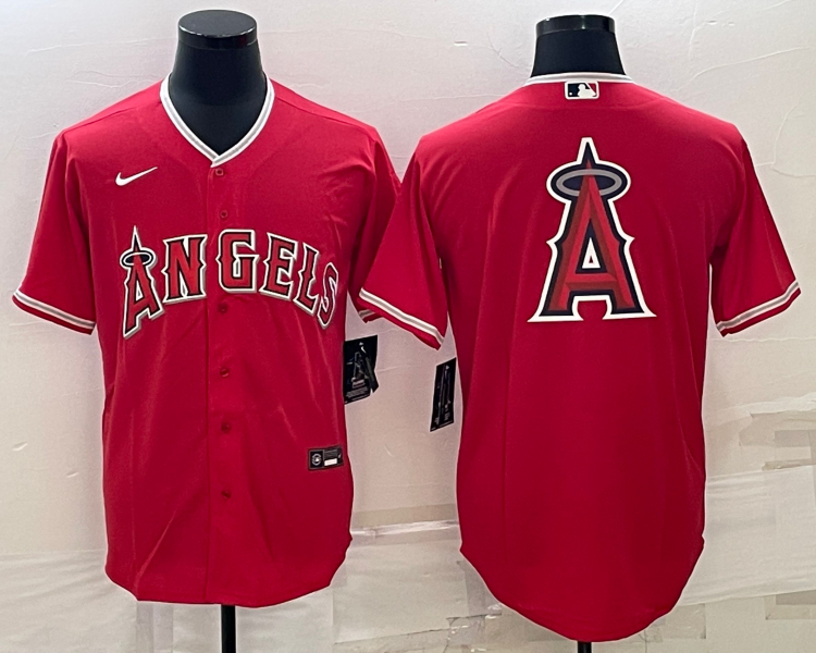 Men's Los Angeles Angels Red Alternate Team Jersey