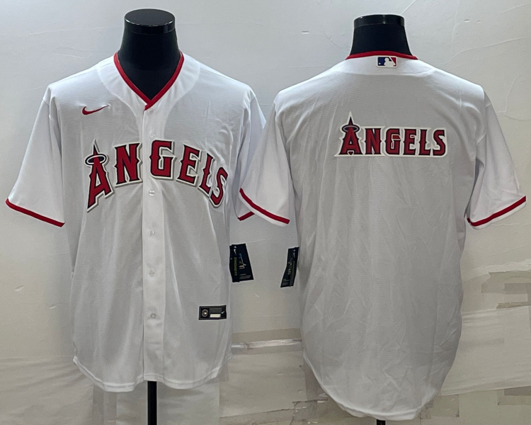 Men's Los Angeles Angels White Alternate Team Jersey
