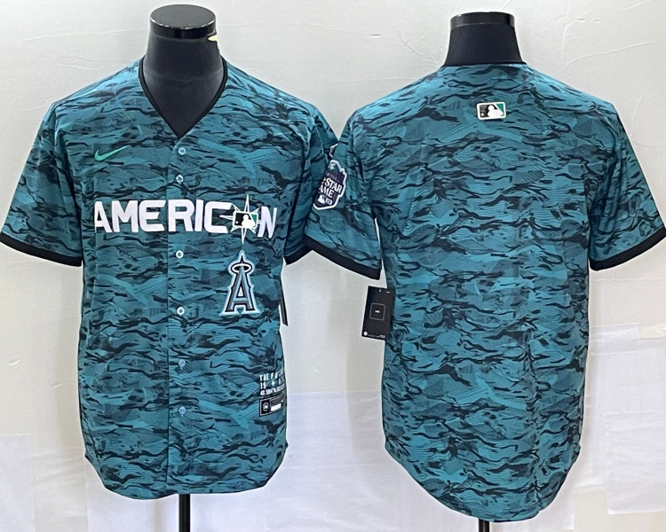 Men's Los Angeles Angels American League Teal 2023 MLB All-Star Limited Blank Jersey