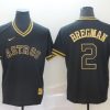 Men's Houston Astros Alex Bregman #2 Black Jersey