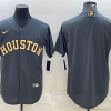 Men's Houston Astros Dark Gray Blank Jersey
