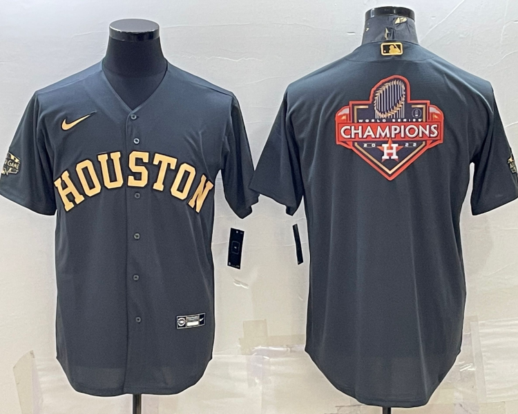 Men's Houston Astros Dark Gray Jersey
