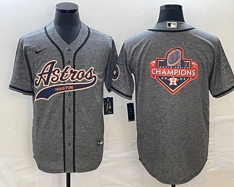 Men's Houston Astros Gray Joint Edition Jersey