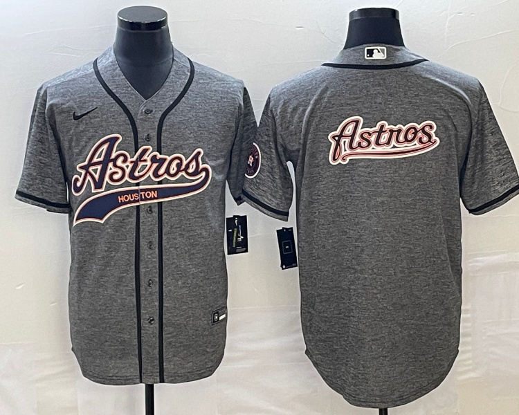 Men's Houston Astros Gray Joint Edition Team Jersey
