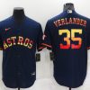 Men's Houston Astros Justin Verlander #35 Navy Jersey