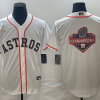 Men's Houston Astros White 2023 Gold Collection Jersey