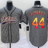 Men's Houston Astros Yordan Alvarez #44 Gray Jersey Joint Edition