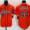 Men's Houston Astros Yordan Alvarez #44 Orange Jersey Joint Edition