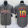 Men's Houston Astros Yuli Gurriel #10 Gray Jersey Joint Edition