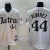 Men's Houston Astros Yordan Alvarez #44 White Jersey