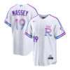 Youth Kansas City Royals #19 Michael Massey White 2026 City Connect Stitched Jersey