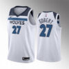 Men's Minnesota Timberwolves #27 Rudy Gobert White Association Edition Jersey