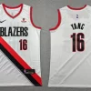 Mens Portland Trail Blazers #16 Hansen Yang White Association Edition Player Jersey