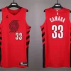 Mens Portland Trail Blazers #33 Toumani Camara Red Statement Edition Swingman Jersey