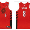 Mens Portland Trail Blazers #8 Deni Avdija Red Statement Edition Player Jersey