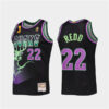Mens Milwaukee Bucks #22 Michael Redd Mitchell & Ness Black HWC Reload 2X NBA Finals Champions Jersey
