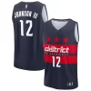 Mens Washington Wizards #12 Tre Johnson III Navy Statement Edition Swingman Jersey