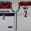 Mens Washington Wizards #2 John Wall Nike White Association Edition Jersey