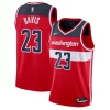 Mens Washington Wizards #23 Anthony Davis Red Nike Icon Edition Swingman Jersey