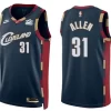 Mens Cleveland Cavaliers #31 Jarrett Allen Nike Navy Classic Edition Swingman Jersey