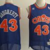 Men's Cleveland Cavaliers #43 Brad Daugherty Blue CAVS Swingman Throwback Jersey