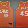 Mens Cleveland Cavaliers #45 Donovan Mitchell Nike Orange 2025-26 City Edition Swingman Jersey