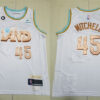 Mens Cleveland Cavaliers #45 Donovan Mitchell White 2022-23 City Edition Swingman Jersey