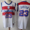 Men's Washington Wizards #23 Michael Jordan Nike Home White Throwback Jersey