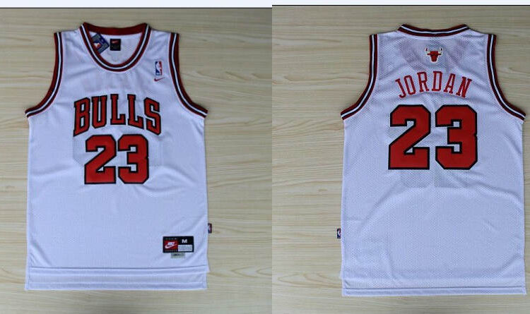Nike Chicago Bulls #23 Michael Jordan Jersey white