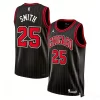 Mens Chicago Bulls #25 Jalen Smith Black Statement Edition Swingman Jersey