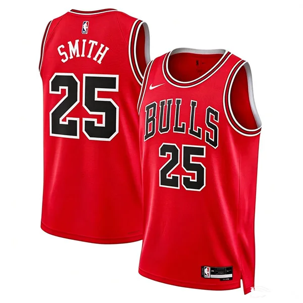 Mens Chicago Bulls #25 Jalen Smith Red Icon Edition Swingman Jersey