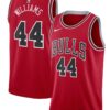 Mens Chicago Bulls #44 Patrick Williams Red Nike Icon Swingman Jersey