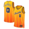 Men's Charlotte Hornets #0 Miles Bridges Orange 2025-26 City Edition Swingman Jersey