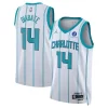 Men's Charlotte Hornets #14 Moussa Diabate White Association Edition Swingman Jersey
