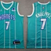Men's Charlotte Hornets #7 Kon Knueppel Teal Icon Edition Swingman Jersey