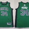 Boston Celtics #34 Paul Pierce Swingman Green With Black Jersey