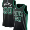 Mens Boston Celtics #20 Dillon Mitchell Black Statement Edition Swingman Jersey