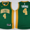 Men's Boston Celtics #4 Isaiah Thomas Revolution 30 Swingman New Green With Gold Jersey