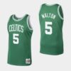 Men's Boston Celtics #5 Bill Walton Kelly Green 1985-86 Throwback Mitchell & Ness Jersey