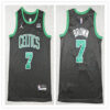 Mens Boston Celtics #7 Jaylen Brown 2025 Black Statement Edition Game Jersey