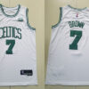 Mens Boston Celtics #7 Jaylen Brown Nike White Association Edition Jersey