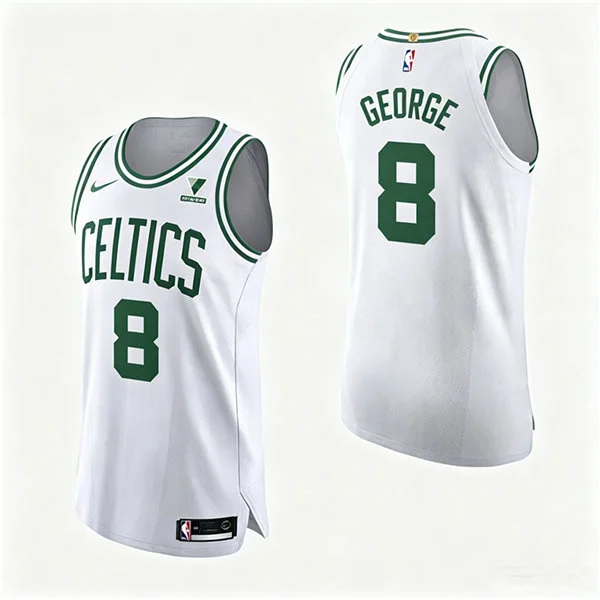 Mens Boston Celtics #8 Paul George White Association Edition Swingman Jersey