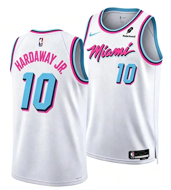 Mens Miami Heat #10 Tim Hardaway Jr. Nike Original Vice Swingman Jersey White